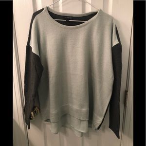 Gray & Green Sweater